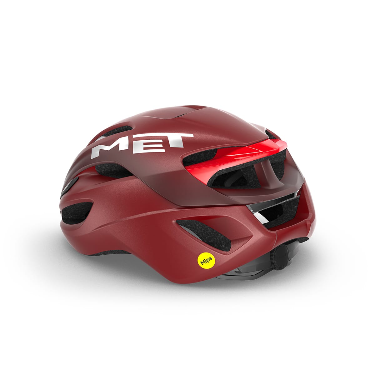 Helm Strasse MET RIVALE MIPS Rot Dahlia Mat