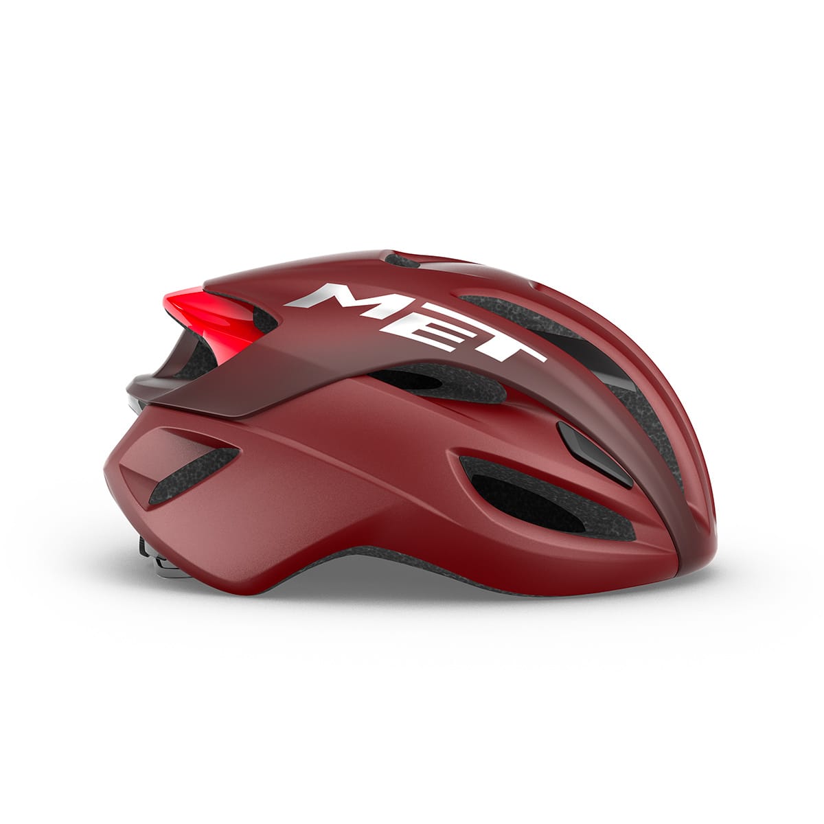 Helm Strasse MET RIVALE MIPS Rot Dahlia Mat