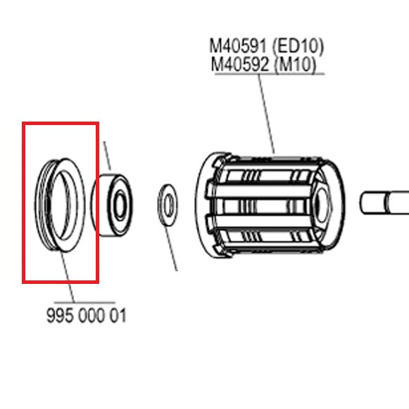 MAVIC-Lippendichtung für Freilaufkörper FTS-L/FTS-X