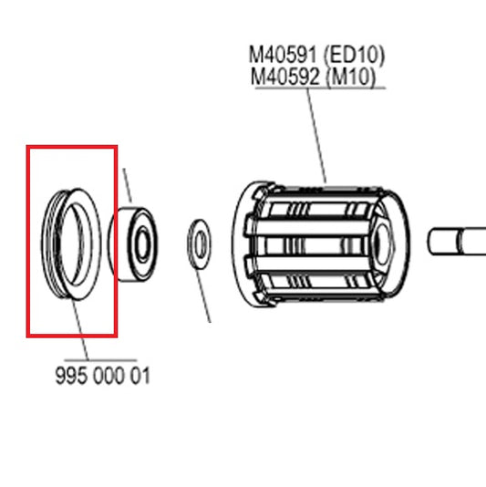 MAVIC-Lippendichtung für Freilaufkörper FTS-L/FTS-X