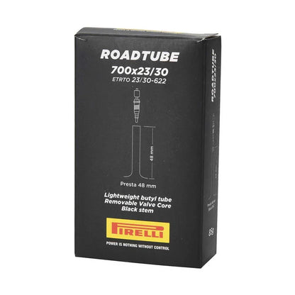 Fahrradschlauch PIRELLI ROADTUBE 700x23/30c PRESTA Schwarz