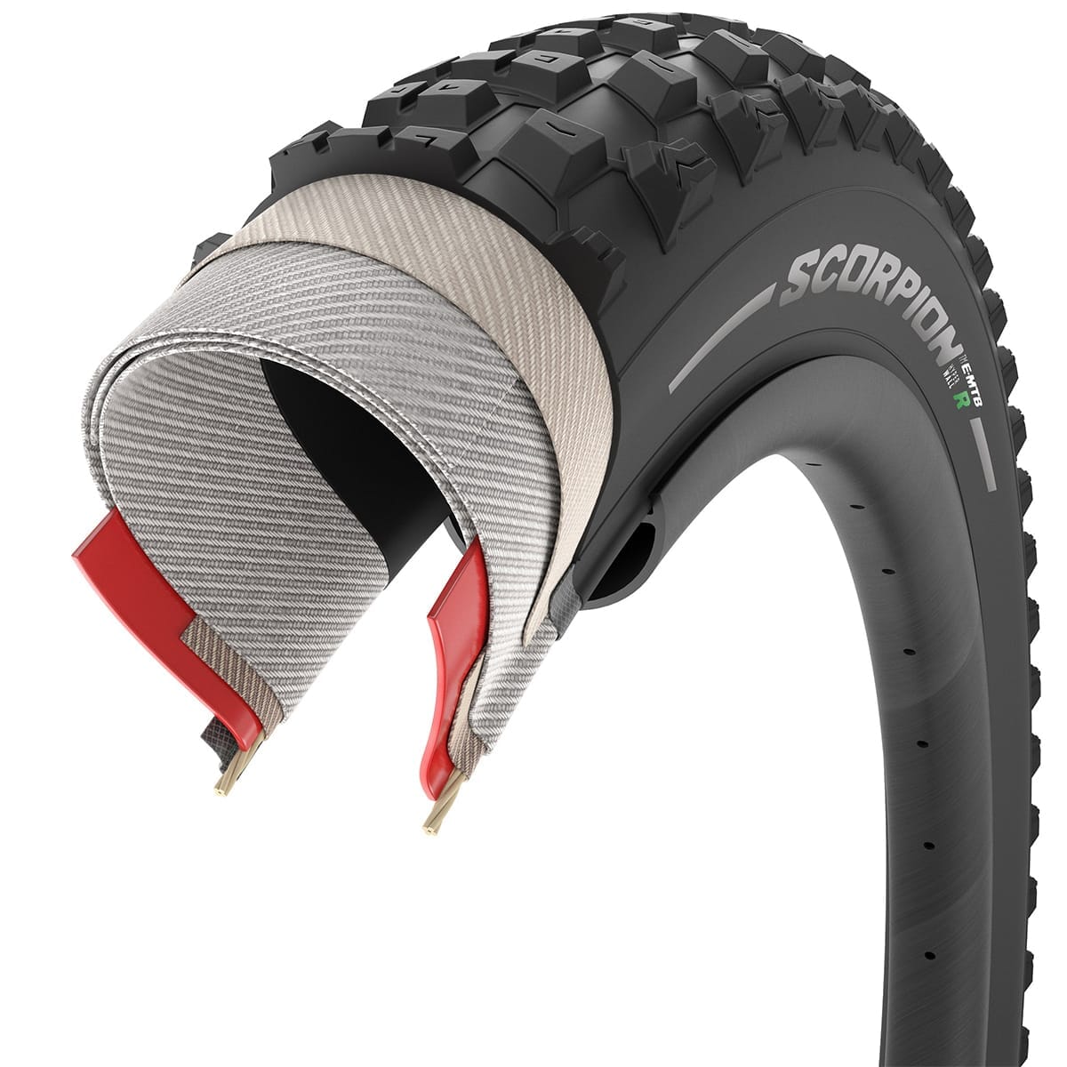 Reifen PIRELLI SCORPION E-MTB R 27.5x2.80 HyperWall Tubeless Ready Weich 4130600