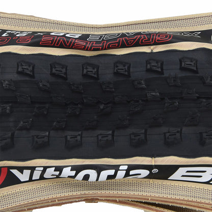 Reifen VITTORIA BARZO XC RACE 29x2,10 4C Graphene 2.0 Tubeless Ready Faltbar Beige Flanken
