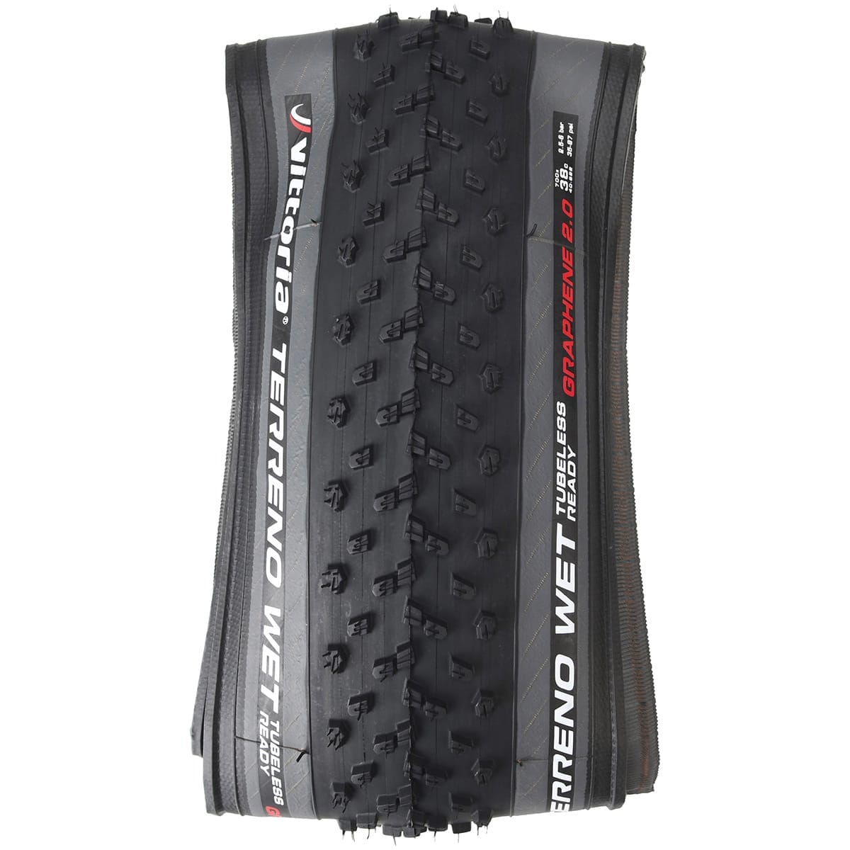 Pneu VITTORIA TERRENO WET Graphene G2.0 700x40c Tubeless Ready Souple