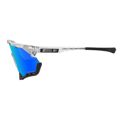 Brille SCICON AEROSHADE Transluzent Iridium Blau