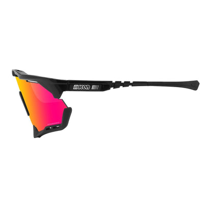 Brille SCICON AEROSHADE Schwarz Iridium Rot