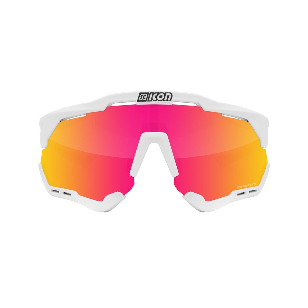 Lunettes SCICON AEROSHADE Blanc Iridium Rouge