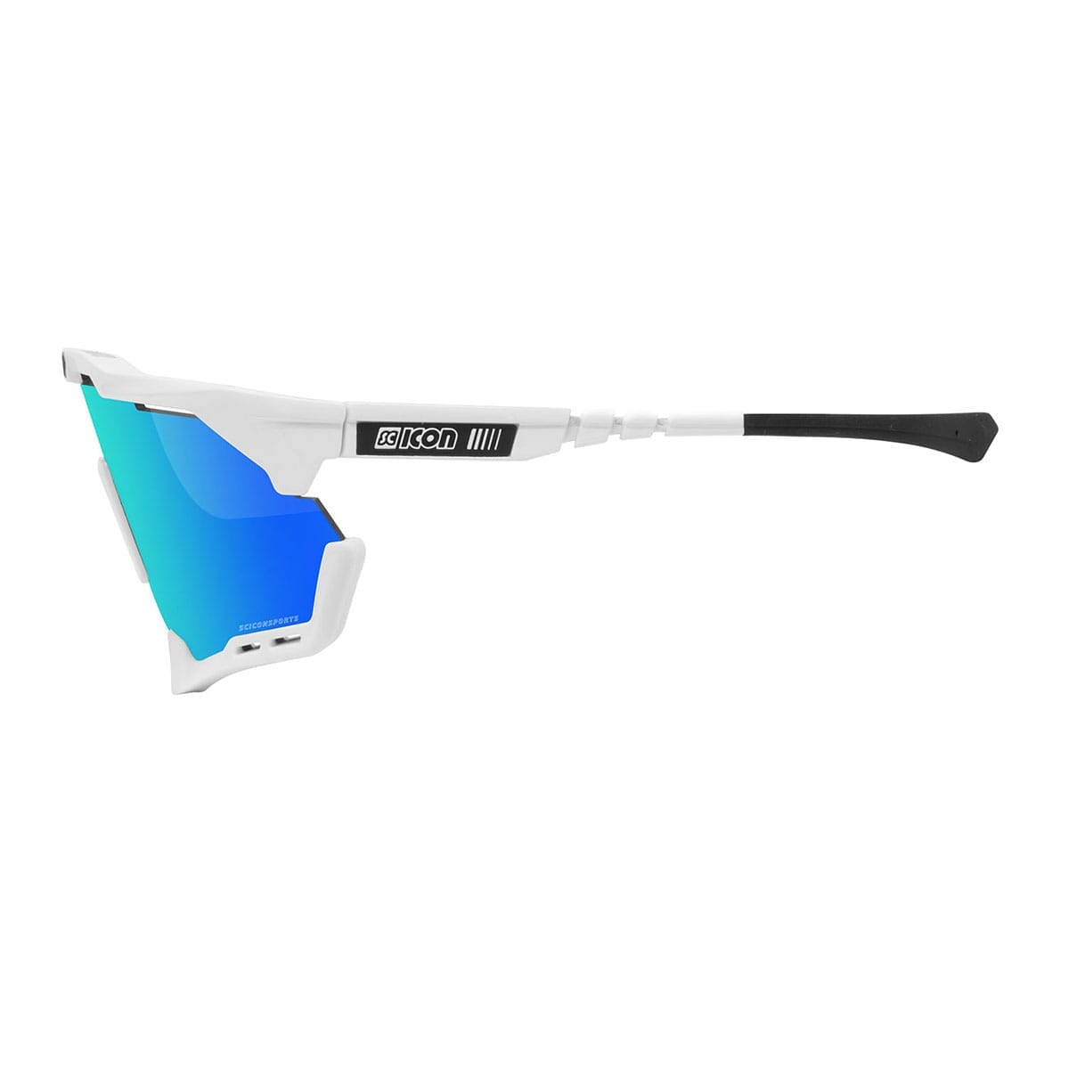 Lunettes SCICON AEROSHADE Blanc Iridium Bleu