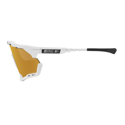 Brille SCICON AEROSHADE Weiß Iridium Bronze