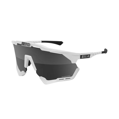 Brille SCICON AEROSHADE Weiß Iridium Silber
