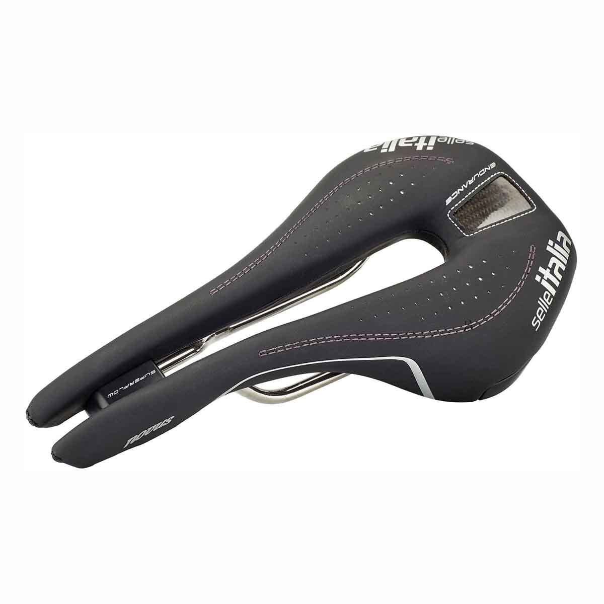 Selle SELLE ITALIA NOVUS Endurance TI 316 Superflow S Rails Ti316