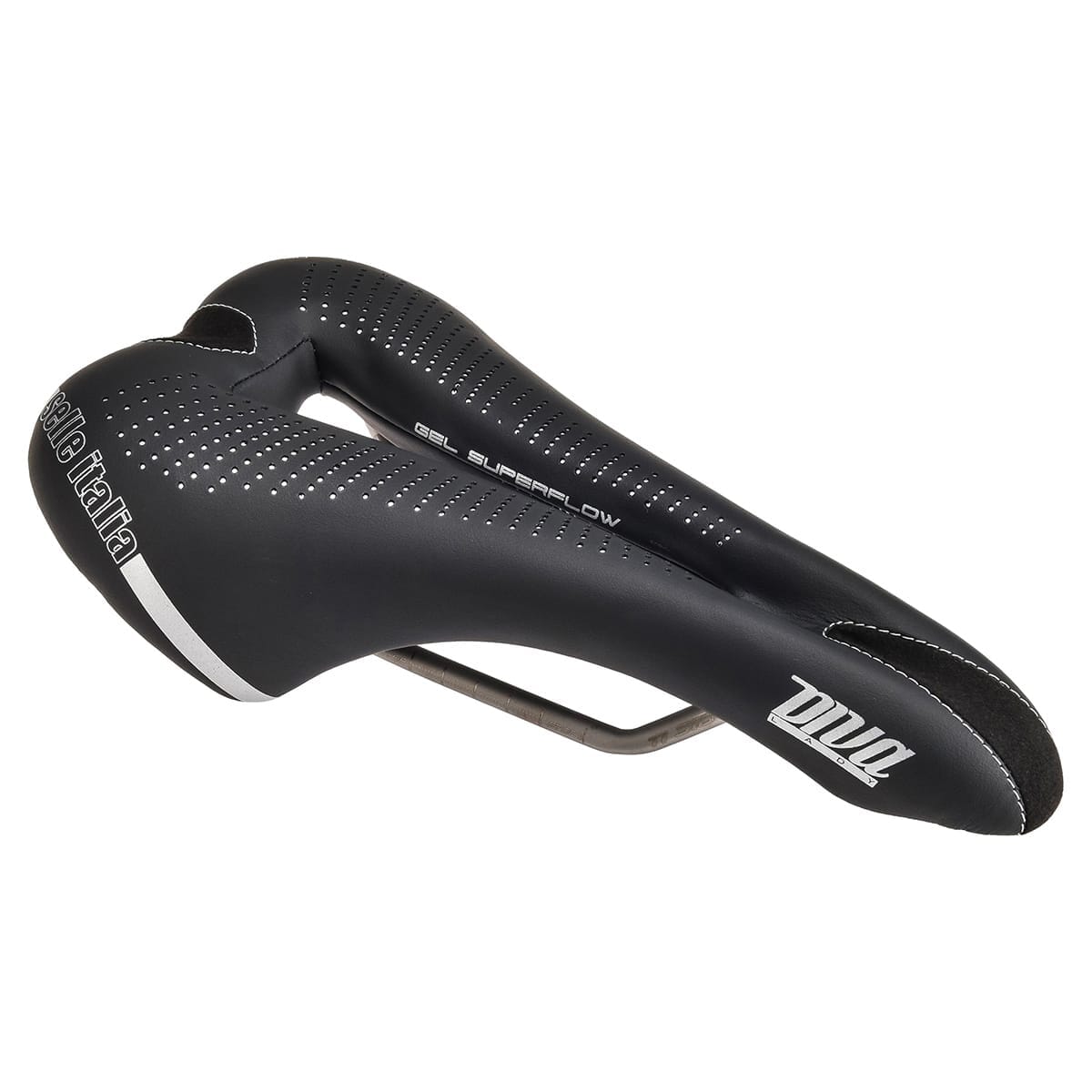 Selle ITALIA DIVA GEL SUPERFLOW S Femme Rails TI316