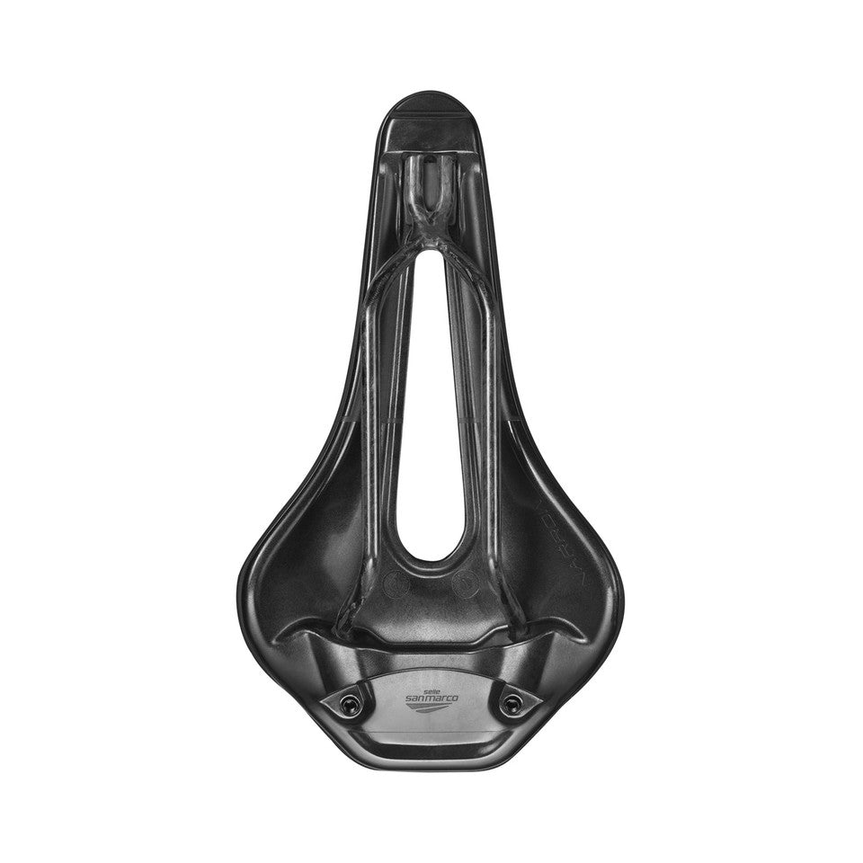 Sattel SAN MARCO GROUND SHORT OPEN-FIT CARBON FX 140mm Schwarz