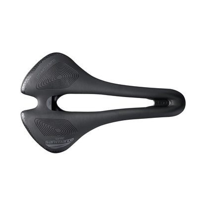 Sattel SAN MARCO SHORTFIT 2.0 SUPERCOMFORT OPEN-FIT RACING L3 Breite 155mm Xsilite Stahlschienen