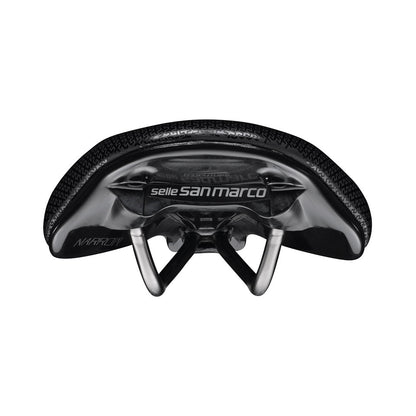 Sattel SAN MARCO SHORTFIT 2.0 SUPERCOMFORT OPEN-FIT RACING S3 Breite 140mm Schienen Stahl Xsilite