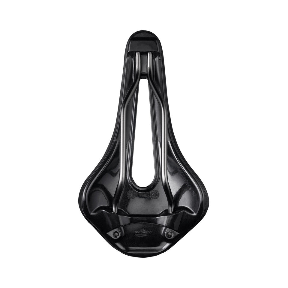 Sattel SAN MARCO SHORTFIT 2.0 SUPERCOMFORT OPEN-FIT RACING S3 Breite 140mm Stahlschienen Xsilite