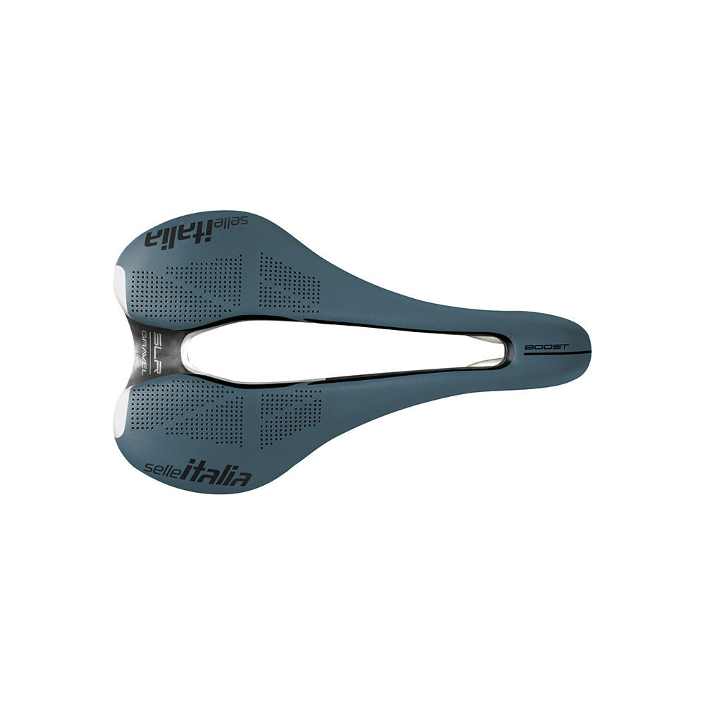 Sattel SELLE ITALIA SLR BOOST GRAVEL SUPERFLOW S Schienen TI316 Blau