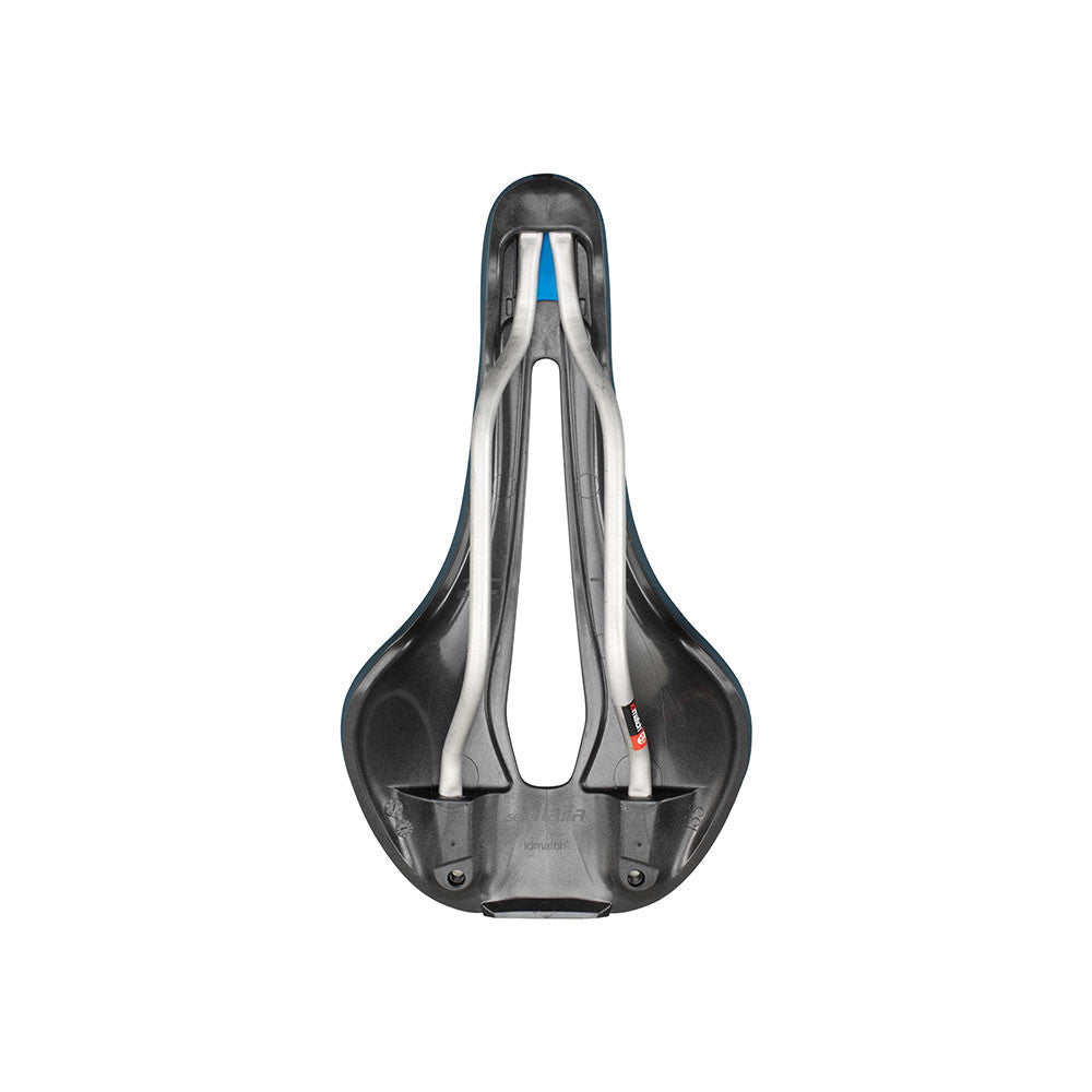 Sattel SELLE ITALIA FLITE BOOST GRAVEL SUPERFLOW L Schienen TI316 Blau