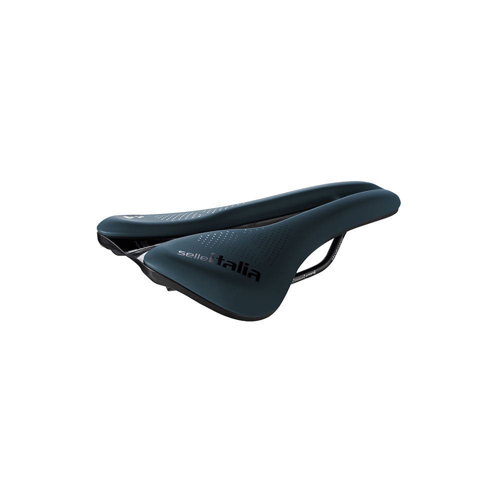 Sattel SELLE ITALIA NOVUS BOOST EVO GRAVEL SUPERFLOW TM L Schienen Mangan Blau