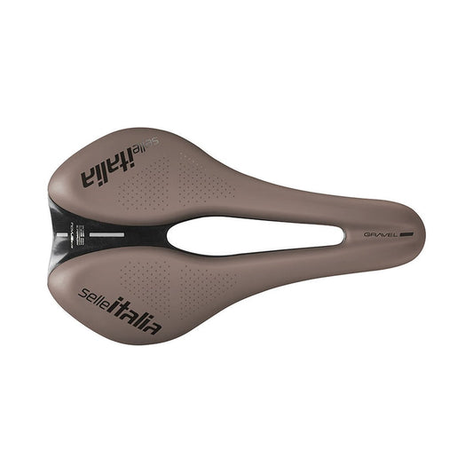 Sattel SELLE ITALIA NOVUS BOOST EVO GRAVEL SUPERFLOW TM L Rails Mangan Braun