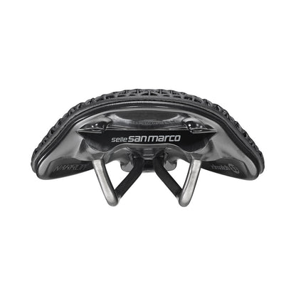 Sattel SAN MARCO SHORTFIT 2.0 3D OPEN-FIT RACING L3 Breite 155mm Xsilite Stahlschienen