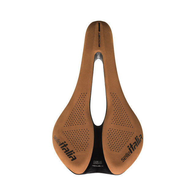 Sattel SELLE ITALIA NOVUS EVO BOOST SUPERFLOW L Schienen Carbon Braun