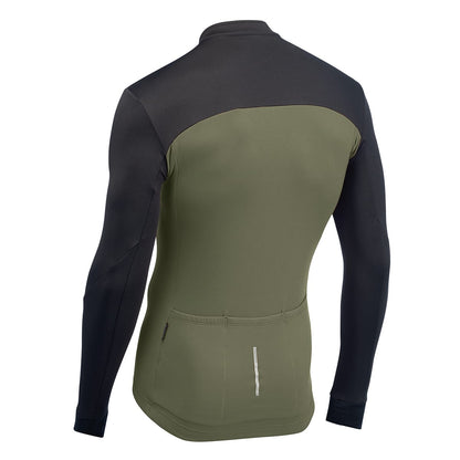 Trikot NORTHWAVE FORCE 2 Lange Ärmel Schwarz/Khaki