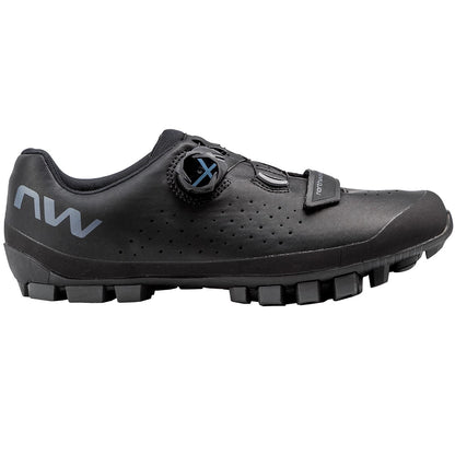 XC-/Gravel-MTB-Schuhe NORTHWAVE HAMMER PLUS WIDE Schwarz/Grau