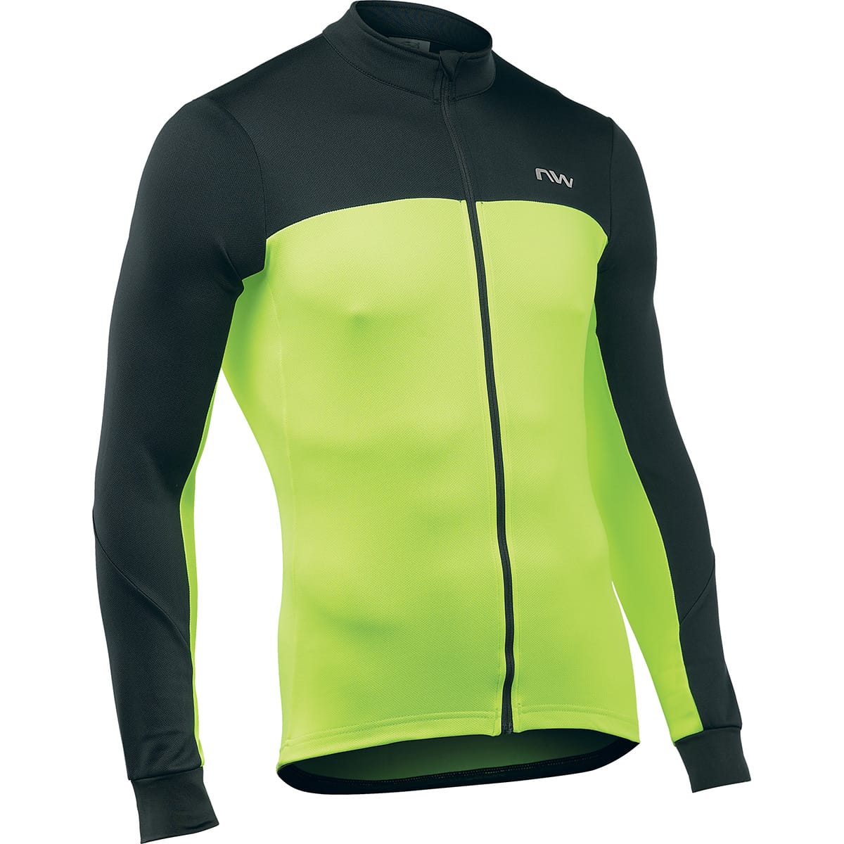 NORTHWAVE FORCE 2 Trikot Langarm Schwarz/Gelb