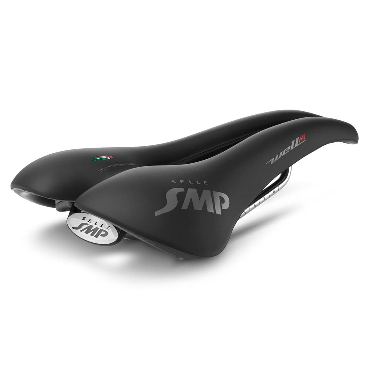 Selle SMP WELL M1 largeur 163mm rails acier