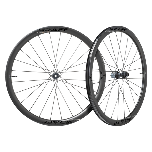 Paar MICHE CARBO GRAFF EVO DISC Tubeless Ready (Center Lock) Laufräder