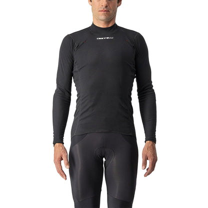 Unterhemd CASTELLI FLANDERS WARM Langarm Schwarz