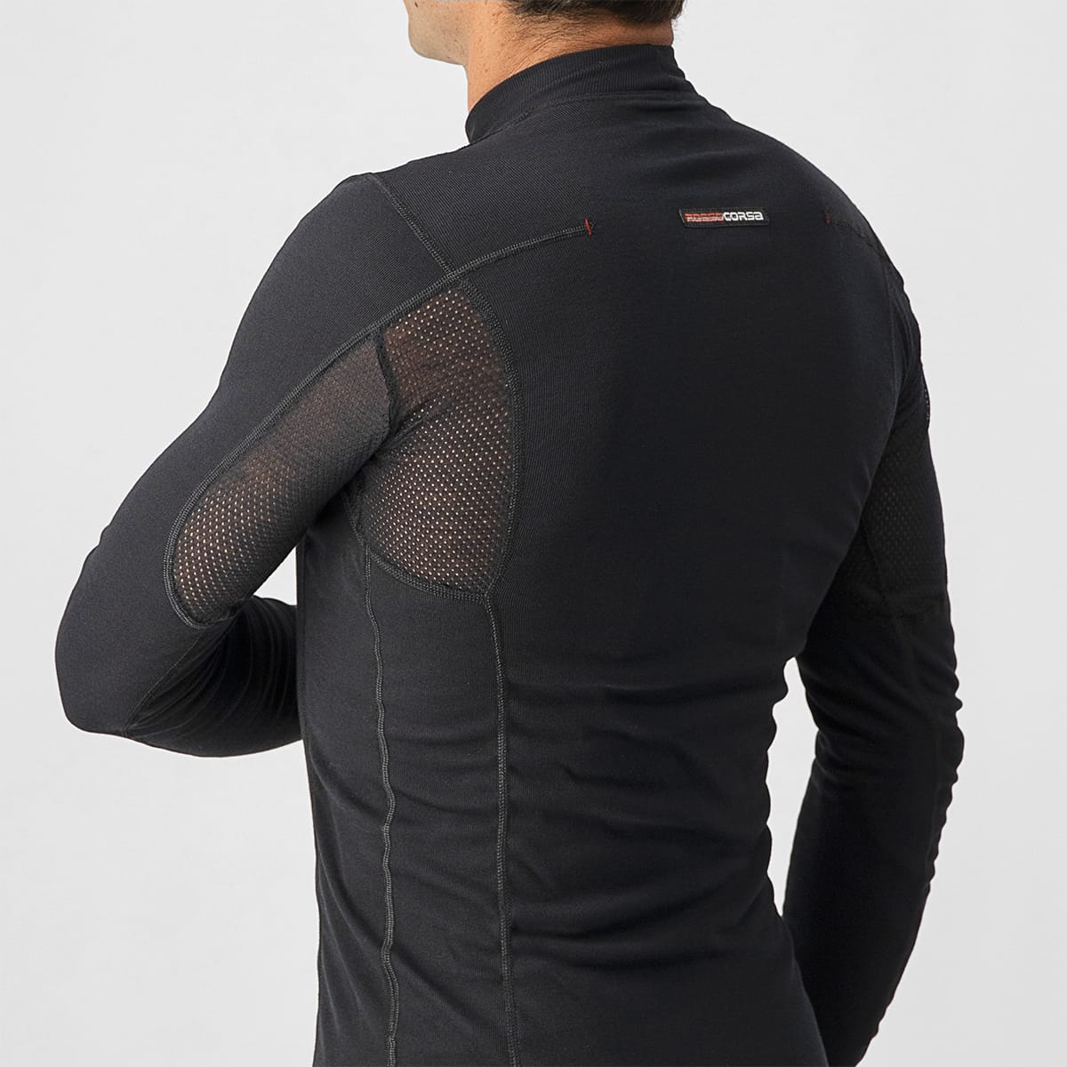 Unterwäsche CASTELLI FLANDERS WARM Longsleeve Schwarz