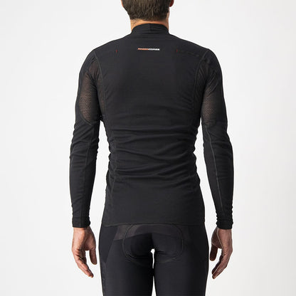 Unterhemd CASTELLI FLANDERS WARM Langarm Schwarz