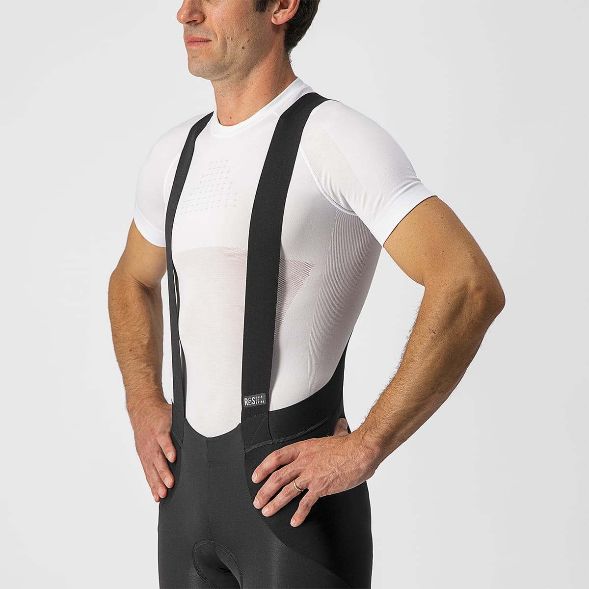 CASTELLI SORPASSO RoS Lange Trägerhose Schwarz