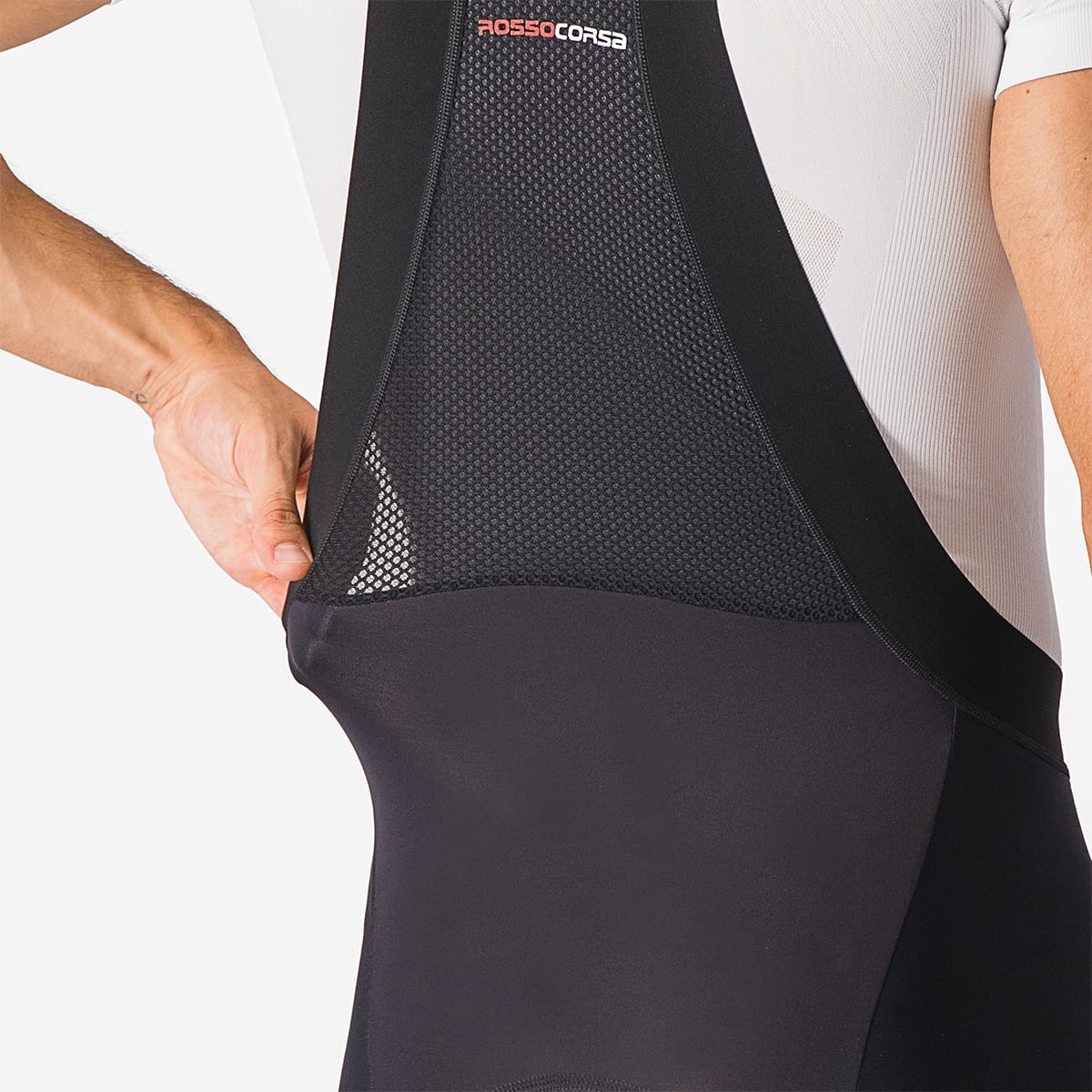 CASTELLI SORPASSO RoS Lange Trägerhose Schwarz