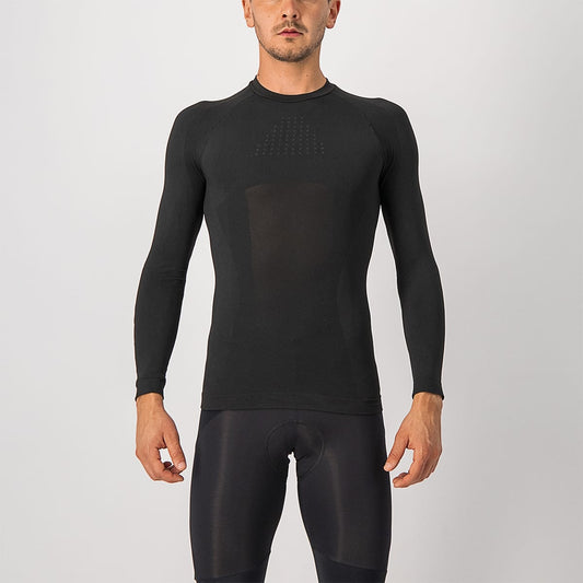 Unterwäsche CASTELLI CORE SEAMLESS Longsleeve Schwarz