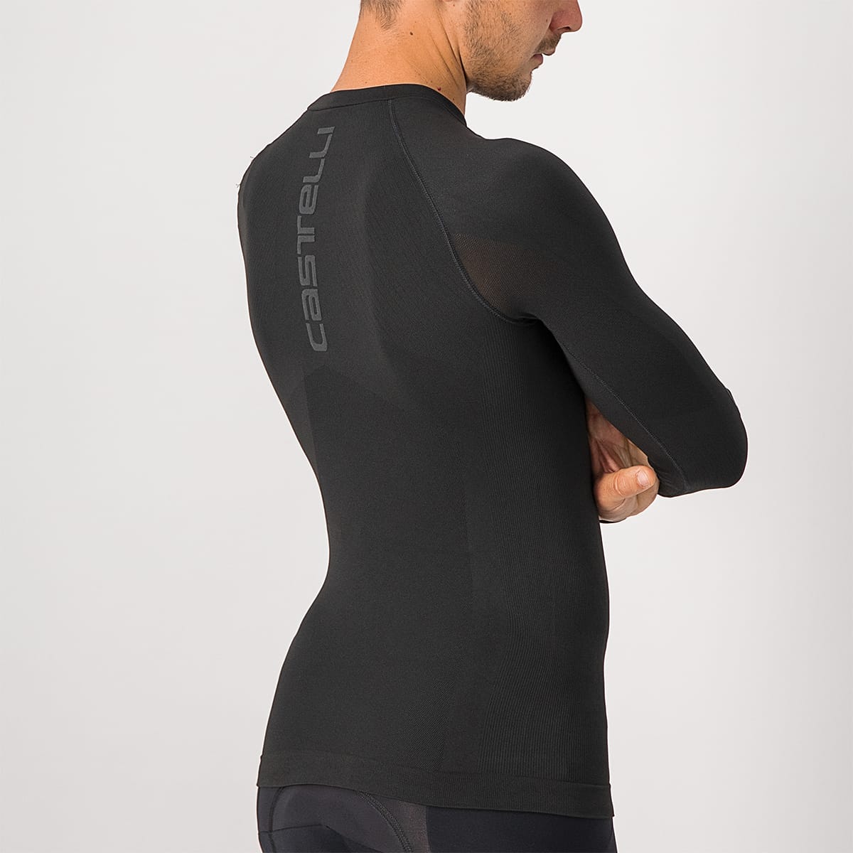 Unterwäsche CASTELLI CORE SEAMLESS Longsleeve Schwarz