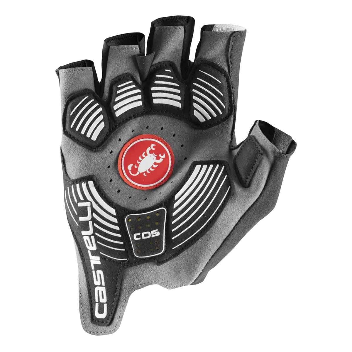 Gants Courts CASTELLI ROSSO CORSA PRO V Blanc