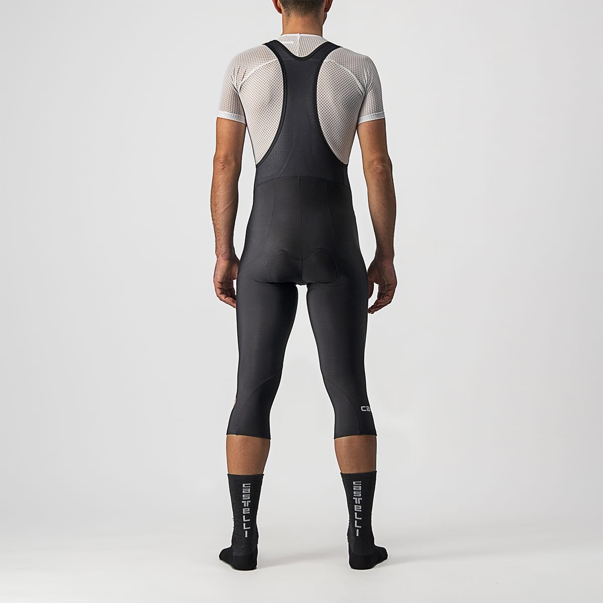 CASTELLI ENTRATA THERMAL 3/4-Trägerhose Schwarz