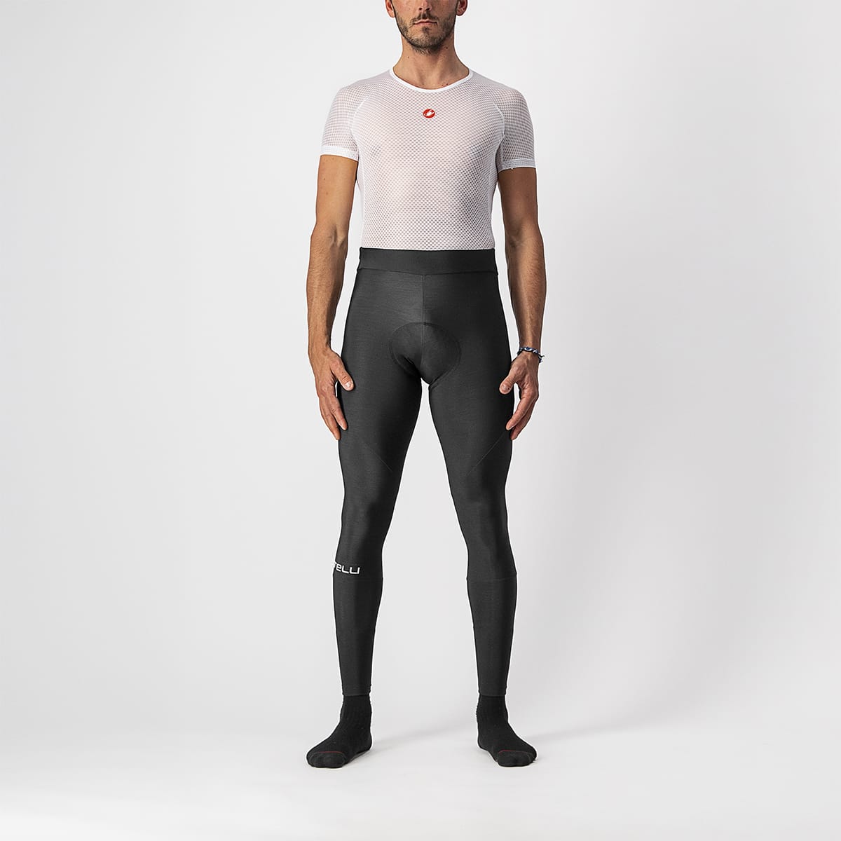 CASTELLI ENTRATA Lange Radlerhose Schwarz