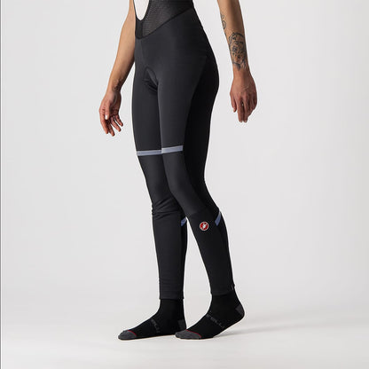 Lange Trägerhose CASTELLI POLARE 3 Damen Schwarz