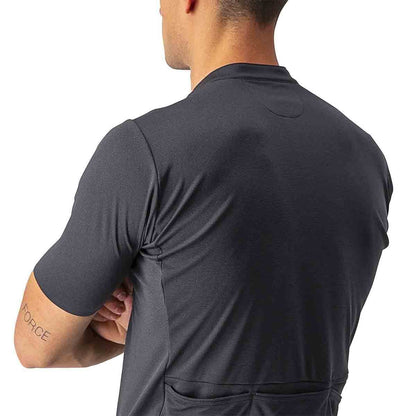 Trikot CASTELLI UNLIMITED ALLROAD Kurzarm Grau