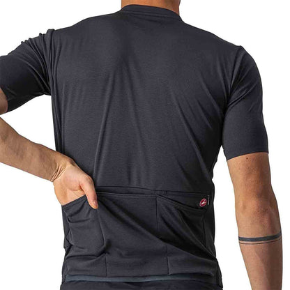 Trikot CASTELLI UNLIMITED ALLROAD Kurzarm Grau