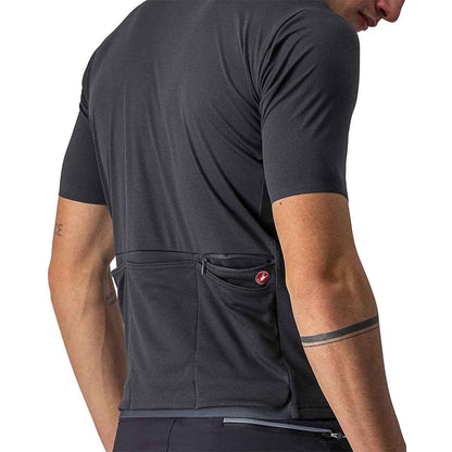 Trikot CASTELLI UNLIMITED ALLROAD Kurzarm Grau