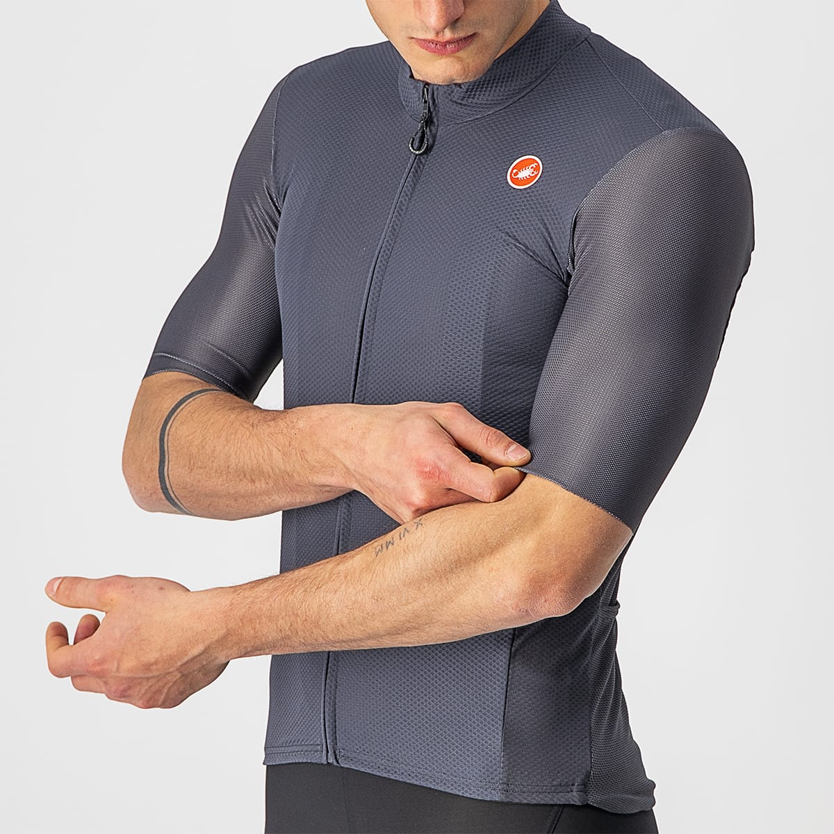 CASTELLI ENDURANCE ELITE Trikot Kurzarm Grau