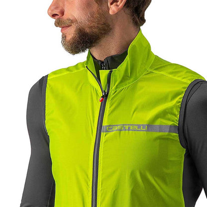 Weste CASTELLI SQUADRA STRETCH Gelb/Grau
