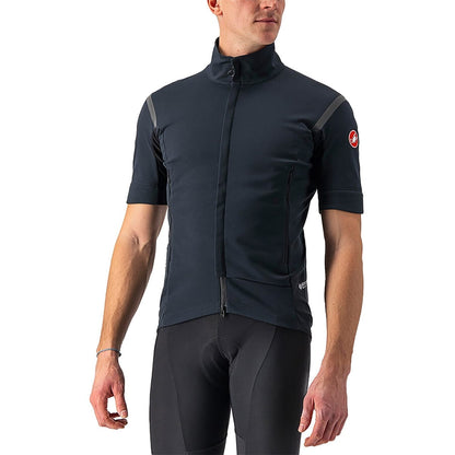 Jacke CASTELLI CONVERTIBLE PERFETTO ROS 2 Schwarz/Schwarz Reflex