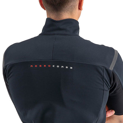 Trikot CASTELLI GABBA ROS 2 Kurzarm Schwarz/Schwarz Reflex