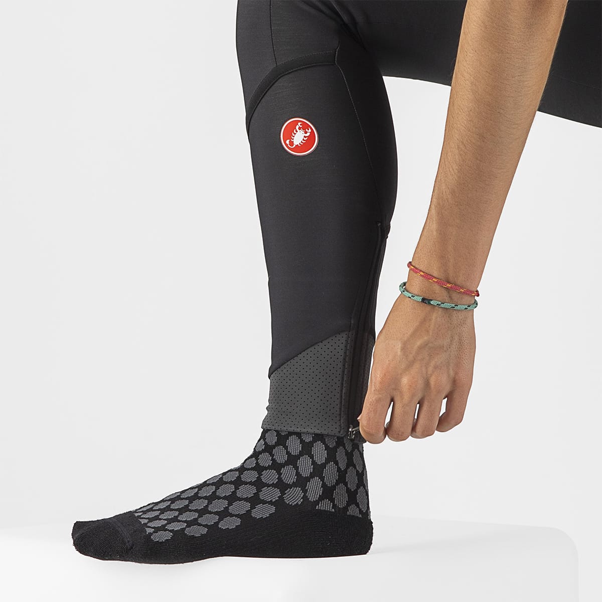 CASTELLI VELOCISSIMA DT Damen Lange Trägerhose Schwarz Reflex